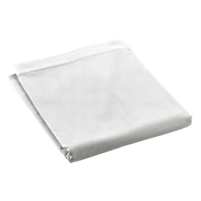 DRAP PLAT 240X300CM PERCALE UNI 78 FILS BLANC