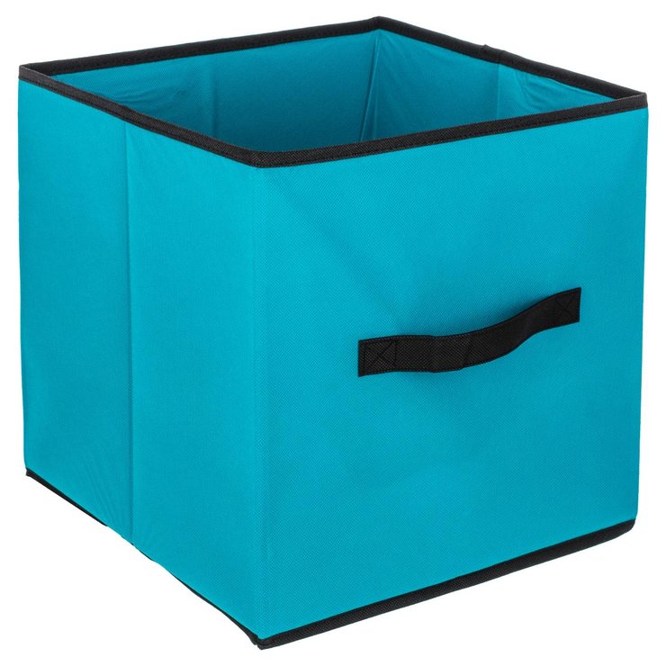 BOITE DE RANGEMENT 31X31CM TURQUOISE