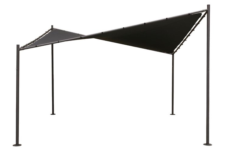 TOILE TONNELLE CERTELI 4X4M ARDOISE