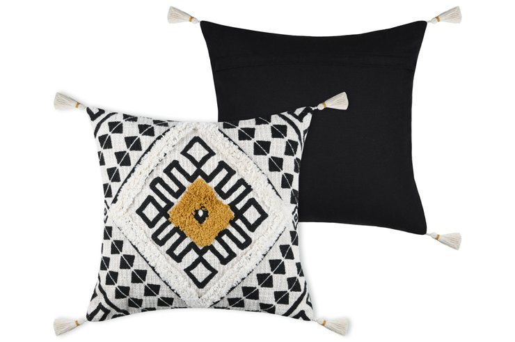 BELOHA COUSSIN 40X40CM ECRU