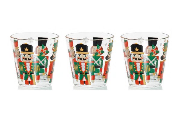 3 VERRES CASSE NOISETTE 25CL