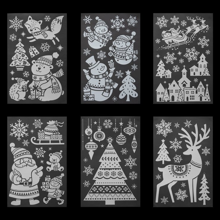 STICKER PAILLETTE STRASS 50X32CM