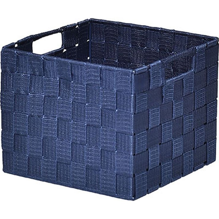 PANIER CARRE POLYESTER BLEU MARINE TAILLE S