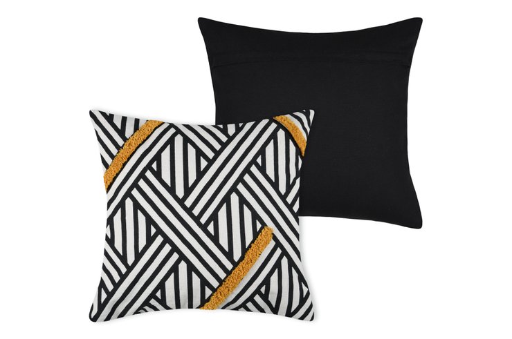 BELOHA COUSSIN 40X40CM NOIR
