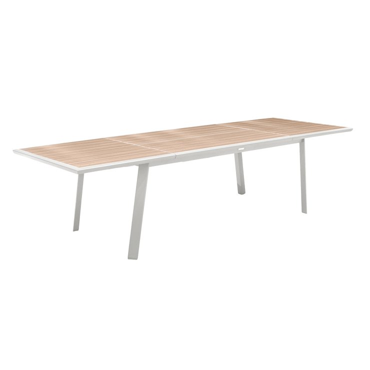 TABLE PAVANE EXTENSIBLE ALUMINIUM LIN 12 PLACES