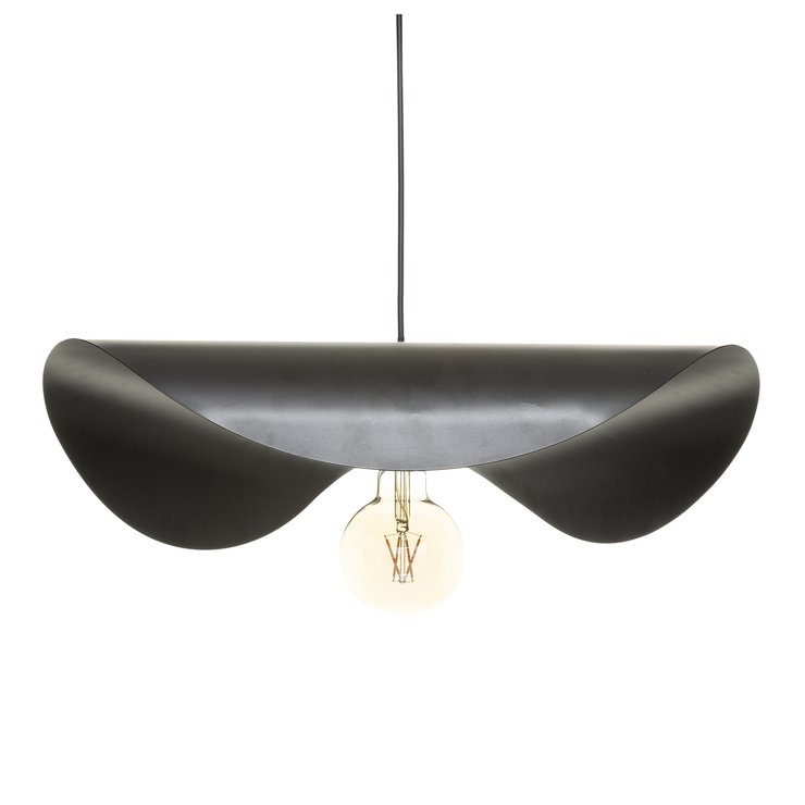 SUSPENSION METAL PILAR NOIR L.52CM