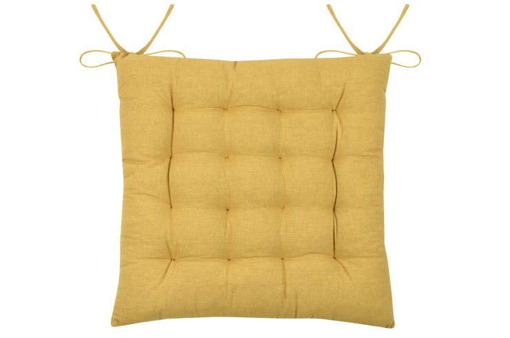 WILLOW GALETTE 38X38CM MOUTARDE