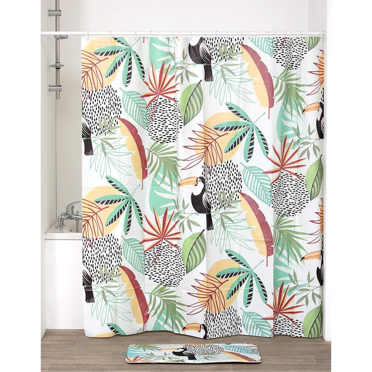 RIDEAU DE DOUCHE 180X180CM BACK TO NATURE