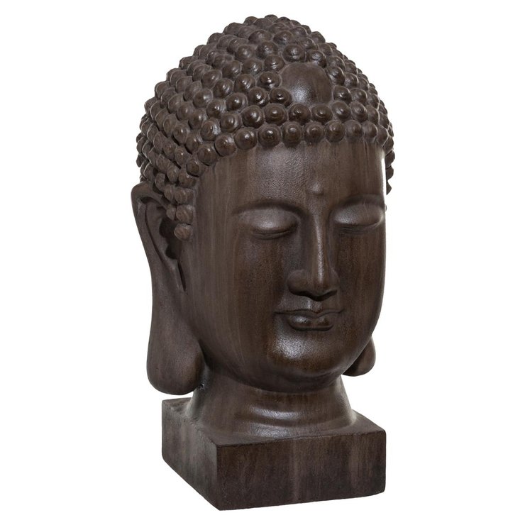 TETE BOUDDHA BRUN OUTDOOR H.51CM