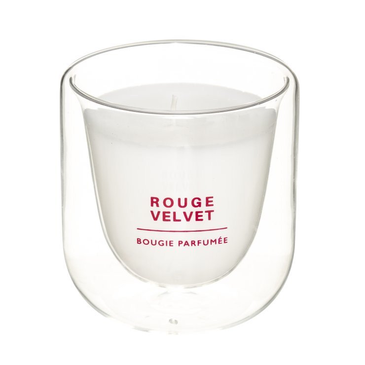 BOUGIE PARFUMEE VERRE ROUGE ILAN 130G