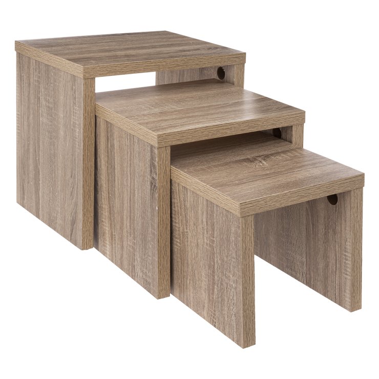 SET 3 TABLES GIGOGNE NATUREL