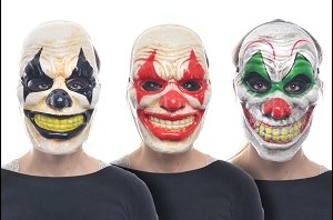 MASQUE CLOWN FOU ENFANT 15.5X24X8.5 CM