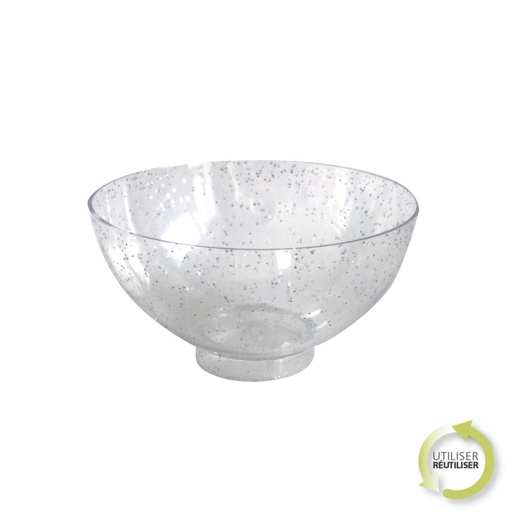 VERRINE MINI APERITIF ROND ARGENT X25 PIECES