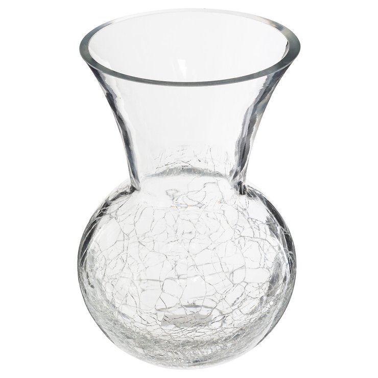 VASE BOULE EVASE CRAQUELE H.22.5CM