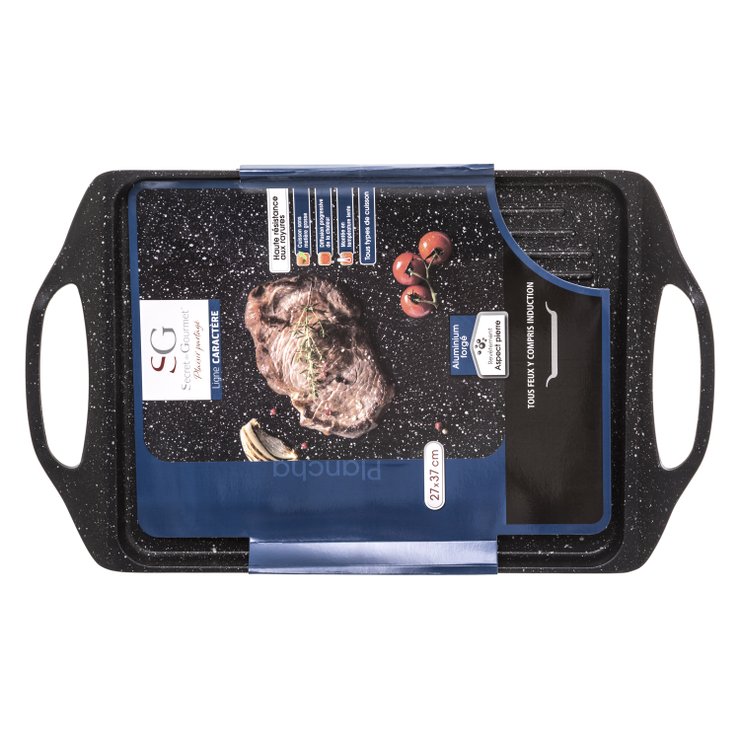 PLANCHA ALUMINIUM 27X37CM CARACTERE