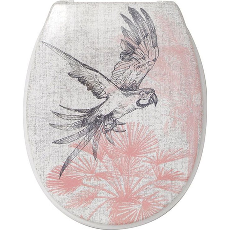 ABATTANT WC THERMODUR 18 POUCES ATTACHES PLASTIQUES DJANGO