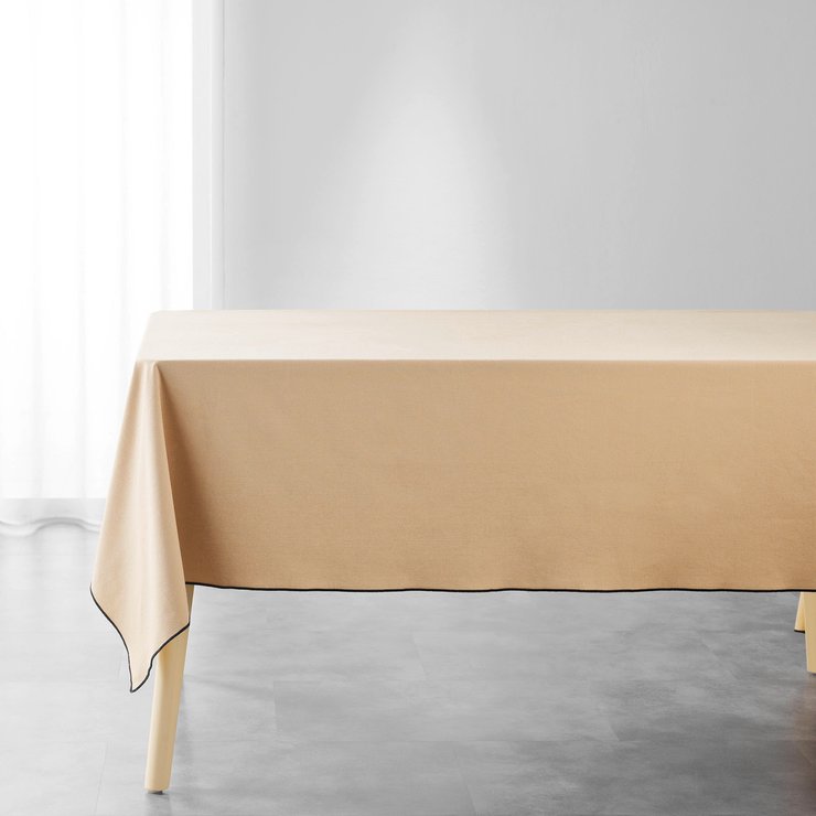 NAPPE RECTANGLE 140X240CM RECYCLE UNI BEIGE