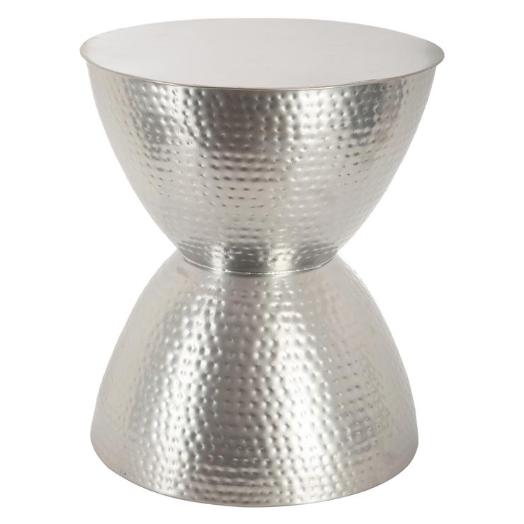 TABLE APPOINT METAL HANAE ARGENT