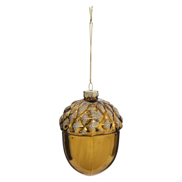 SUSPENSION VERRE GLAND OR 9CM