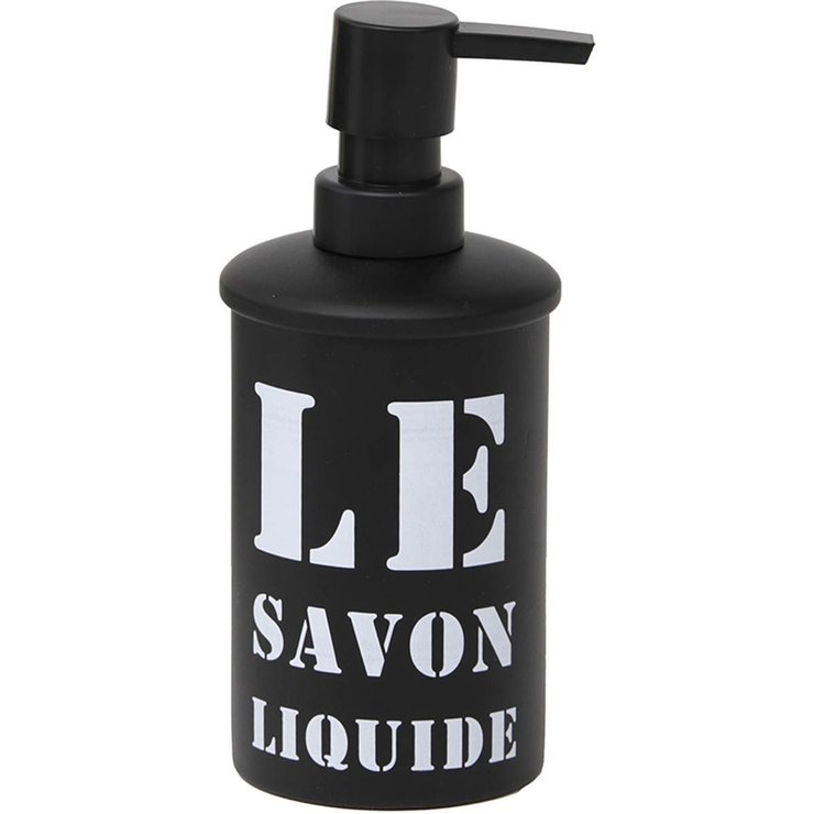 DISTRIBUTEUR A SAVON METAL NOIR