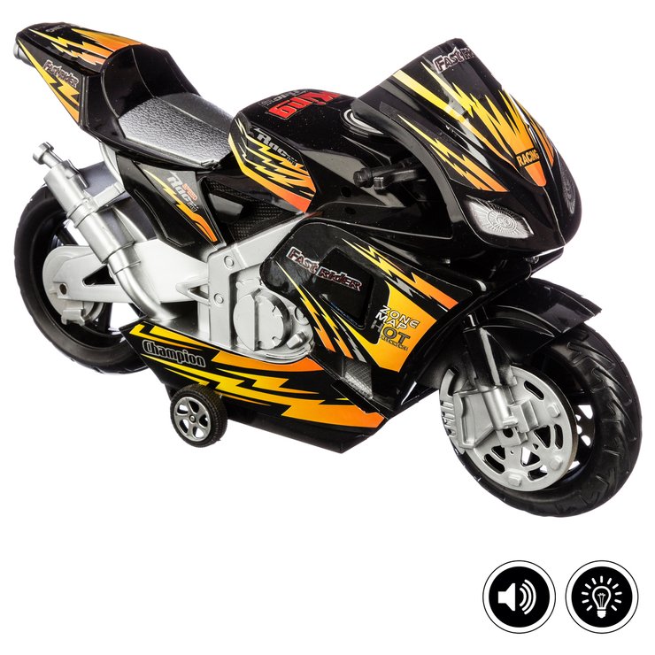 FRICTION MOTO COURSE SON ET LUMIERE