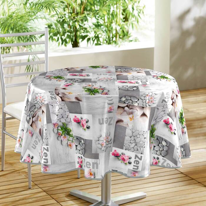NAPPE RONDE 160CM PHOTOPRINT MEDITAZEN