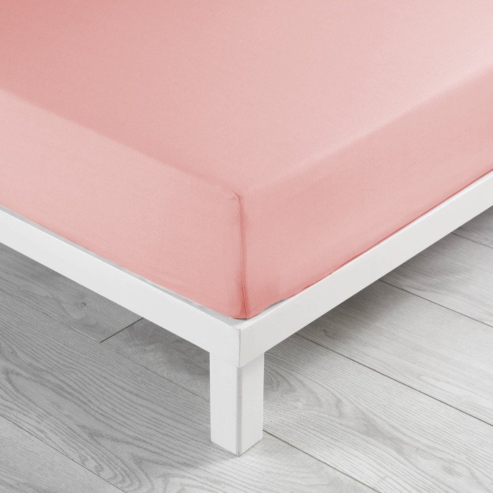 DRAP HOUSSE 2 PERSONNES 180X200CM UNI 57 FILS LINA DRAGEE