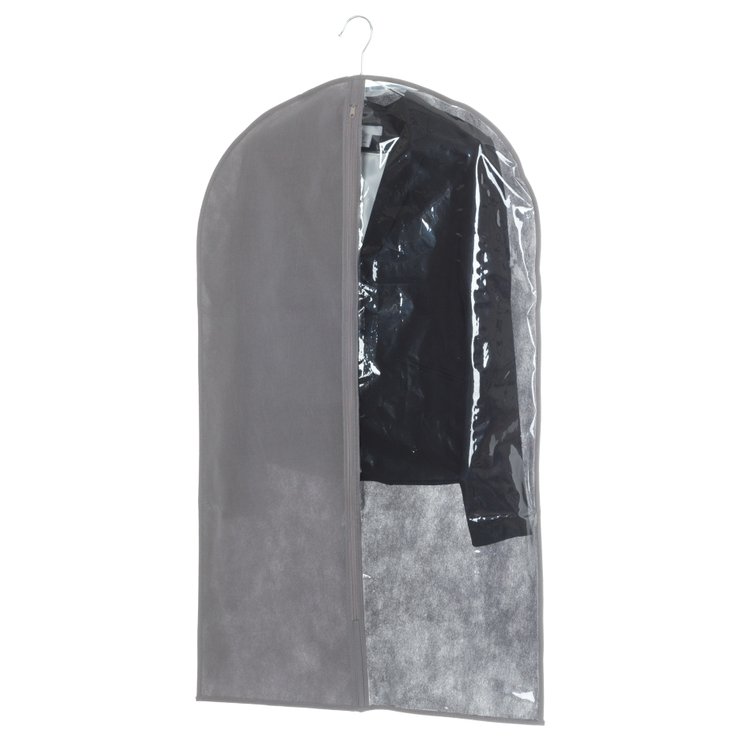 HOUSSE VETEMENTS GRIS CLAIR H.100CM