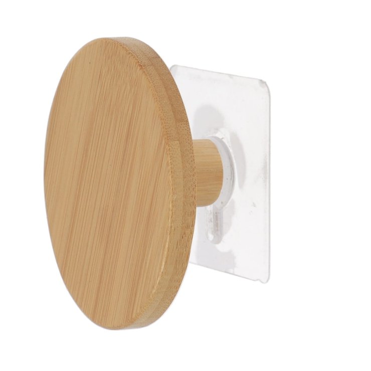PATERE BAMBOU D.8.5CM SUR STICKER BAMBOU