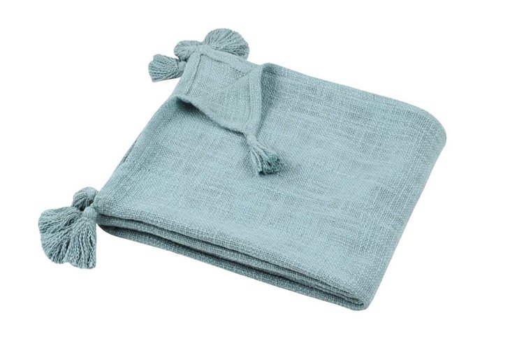 SANCHEZ PLAID 125X150CM CELADON