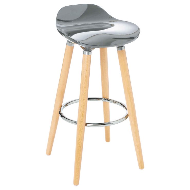 TABOURET DE BAR GRIS FILEL