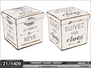 TABOURET PLIABLE DREAM 2ASST