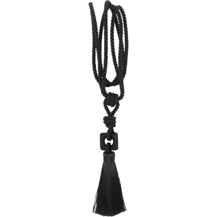 EMBRASSE TEXTILE ROMY PETIT MODELE GRIS ANTHRACITE