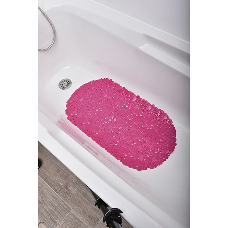 FOND DE BAIGNOIRE 69X36CM BULLES FUCHSIA
