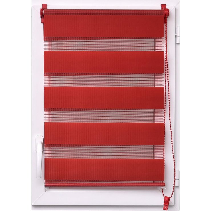 STORE ENROULEUR LUMIERE NUIT 60X180CM ROUGE PIMENT