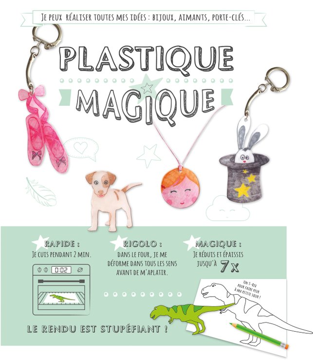 PLASTIQUE MAGIQUE TRANSLUCIDE 20X30 CM X 3 PCS