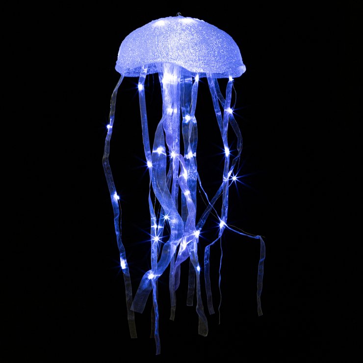 FORME ACRYLIQUE EXTERIEUR MEDUSE 72LEDS D.33CM