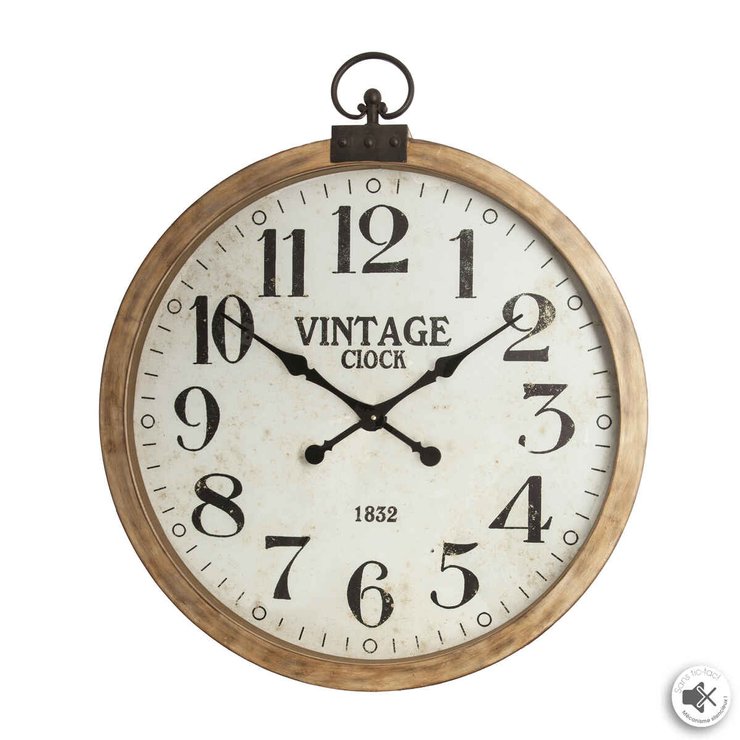 PENDULE BOIS GOUSSET D.74CM