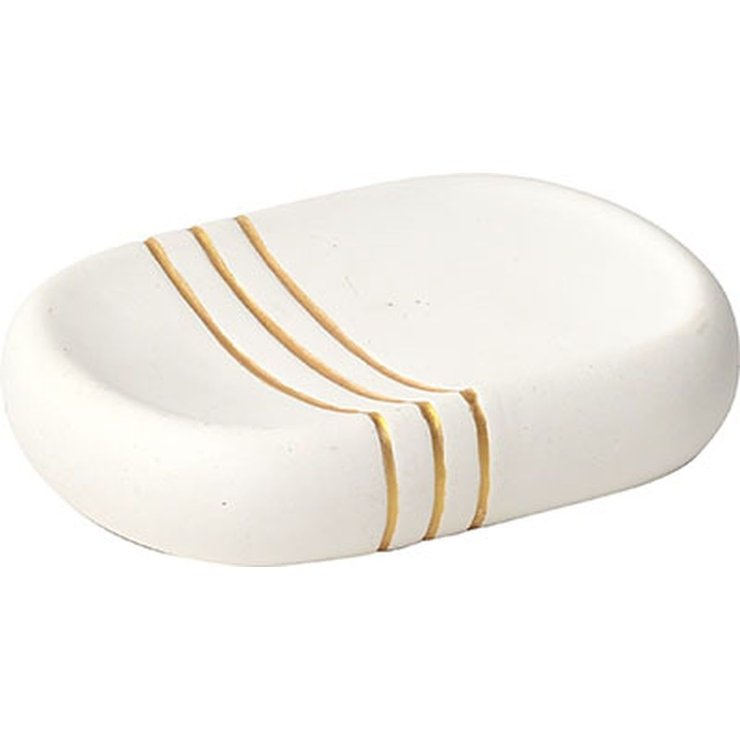 PORTE SAVON STRIE GRES OR NATUREL