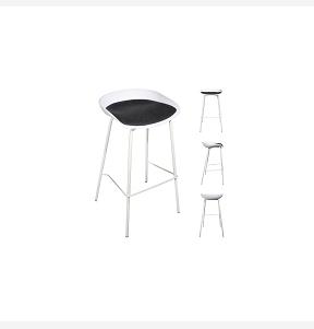 TABOURET DE BAR HELLA BLANC M4