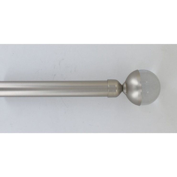 KIT EXT 120 210 CM D28 EMBOUT PALM BEACH ARGENT