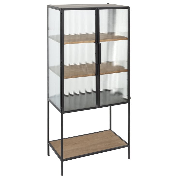 VITRINE BIBLIOTHEQUE 2 PORTES BAKOS