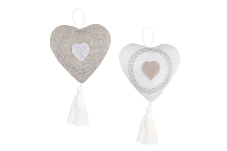 ELVIRA COEUR A SUSPENDRE 10CM LIN