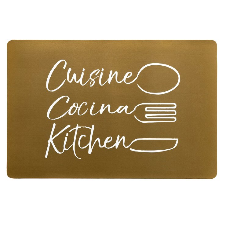 SET TABLE 28.5X43.5CM IMPRIME CUISINA OR