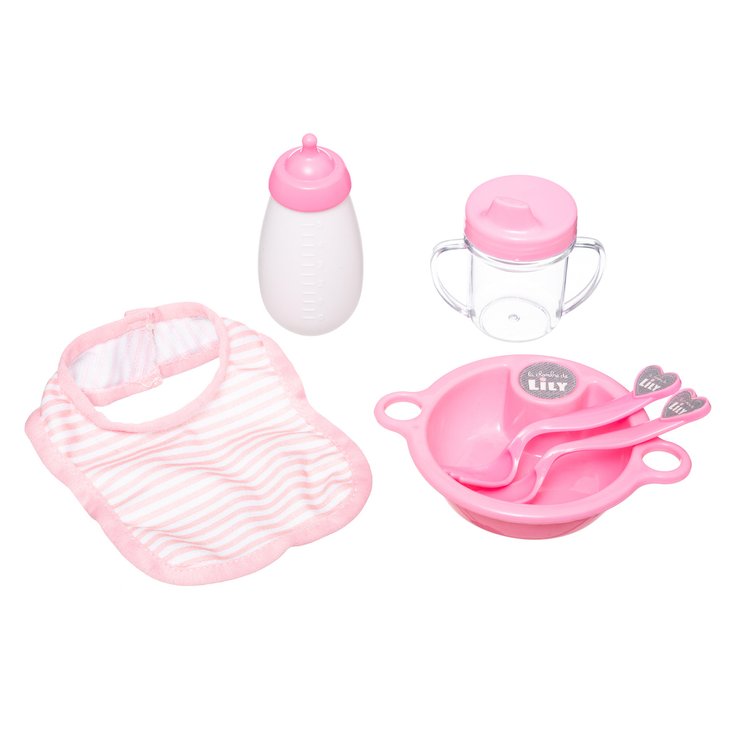 SET ACCESSOIRES REPAS POUPEE