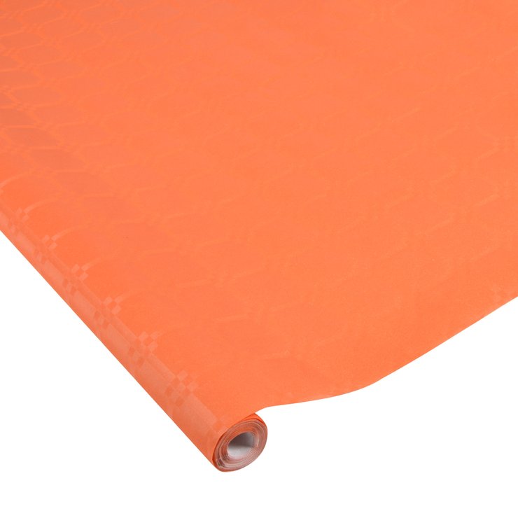 NAPPE DAMASSE 1.18X5M TERRACOTTA