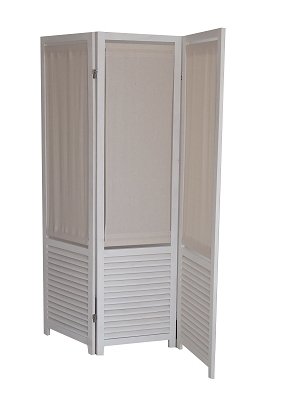 PARAVENT BOIS PANNEAUX X3 170CM