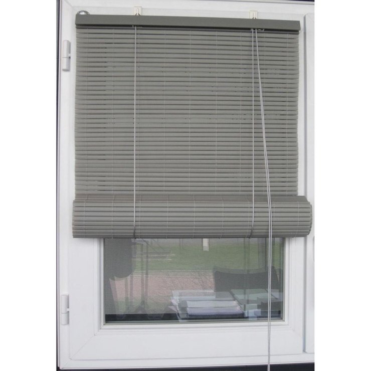 STORE ENROULEUR PVC 60X180CM GRIS