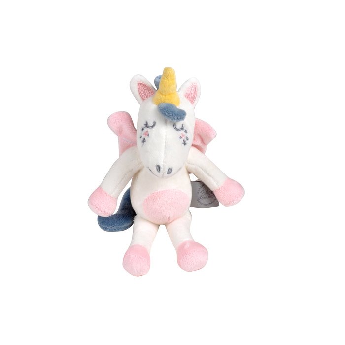 PELUCHE BEBE LICORNE H.24CM