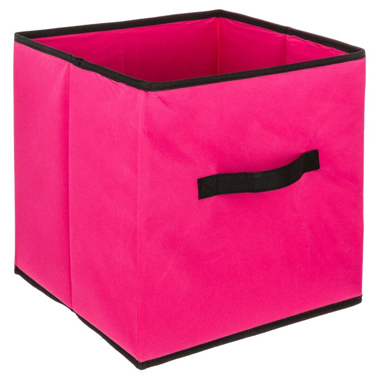 BOITE DE RANGEMENT 31X31CM ROSE
